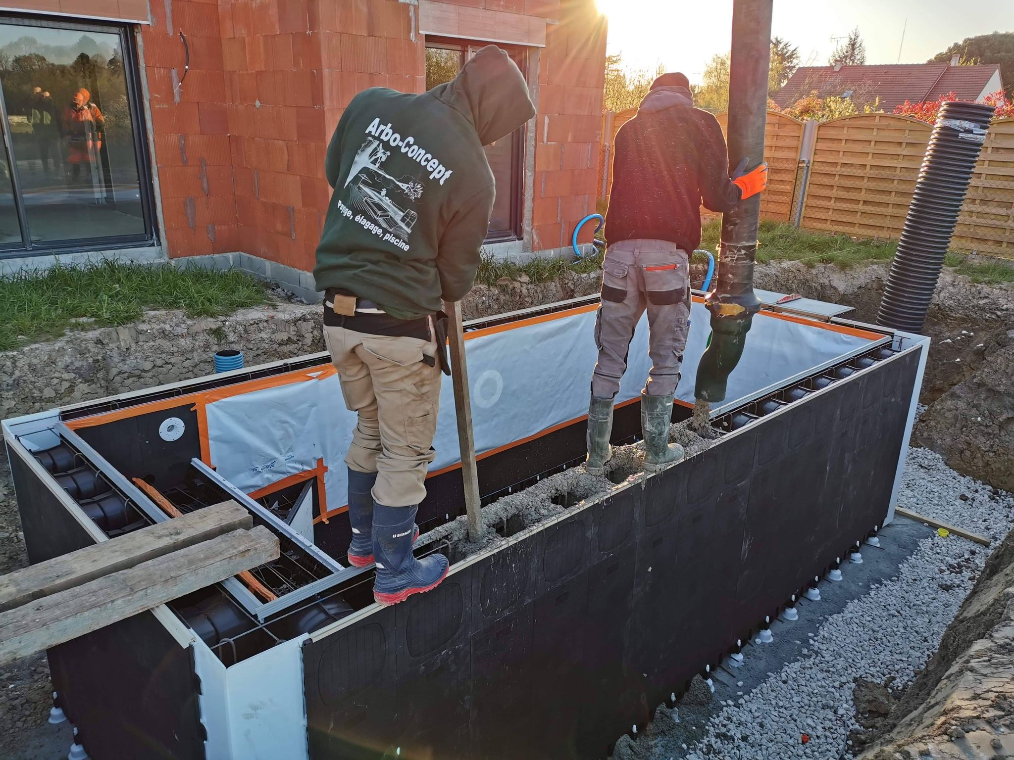 construction piscine